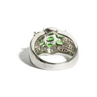 COLLECTION OF WHITE GOLD AND MULTIGEM JEWELRY