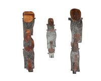 Untitled (Abstract Figures) (three works)