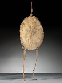 Arapaho Painted Parfleche Shield