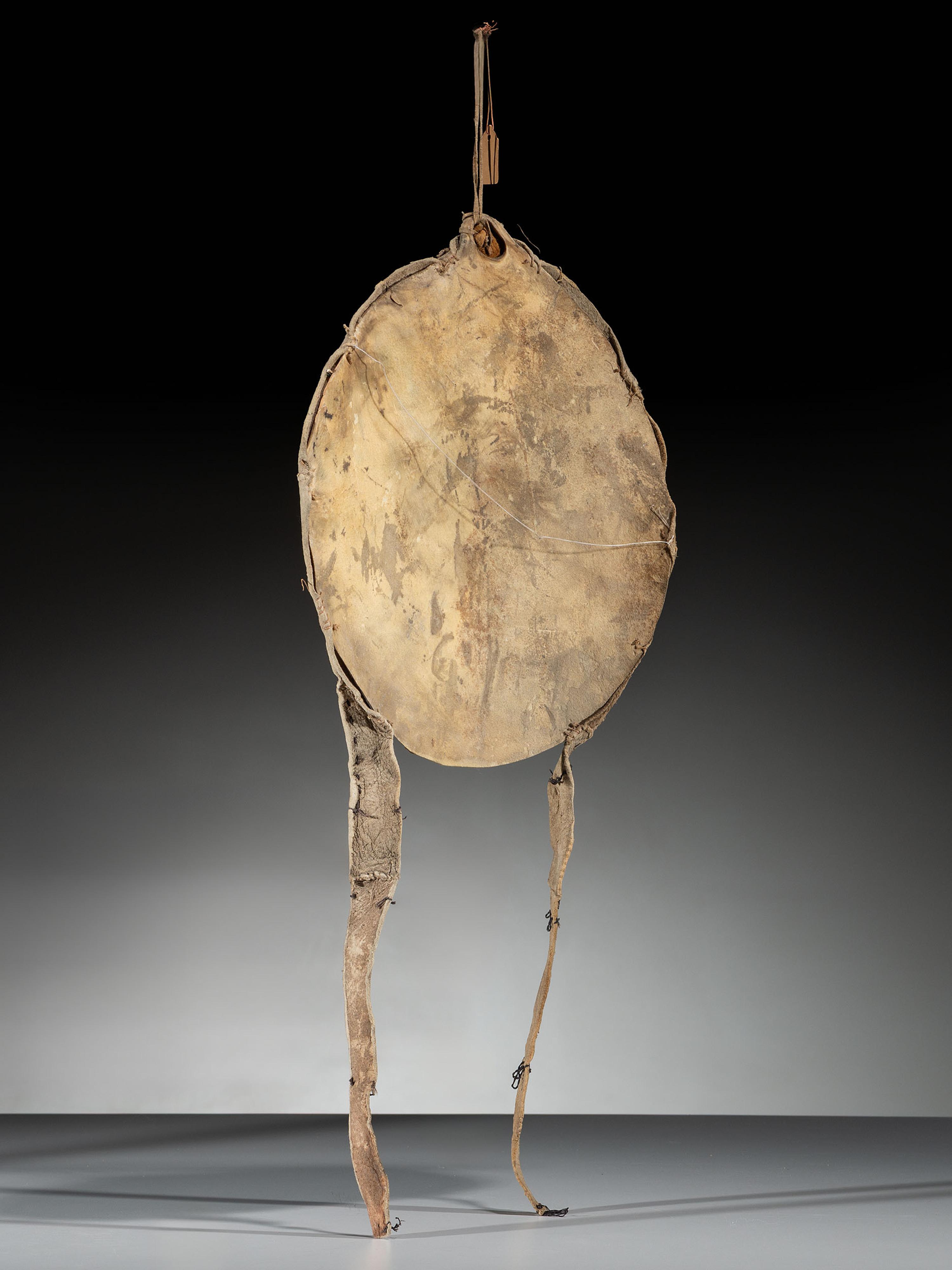 Arapaho Painted Parfleche Shield
