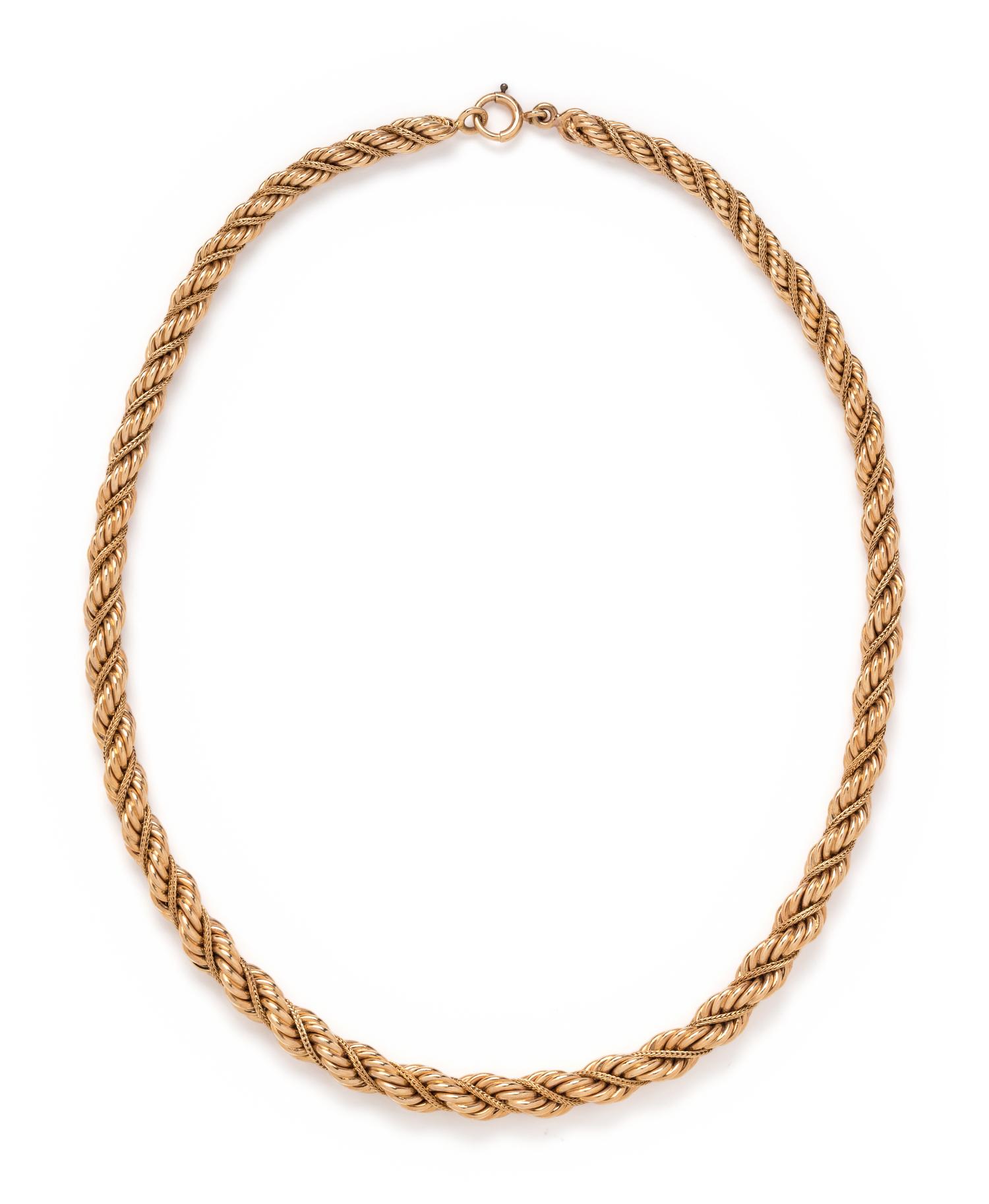 YELLOW GOLD NECKLACE