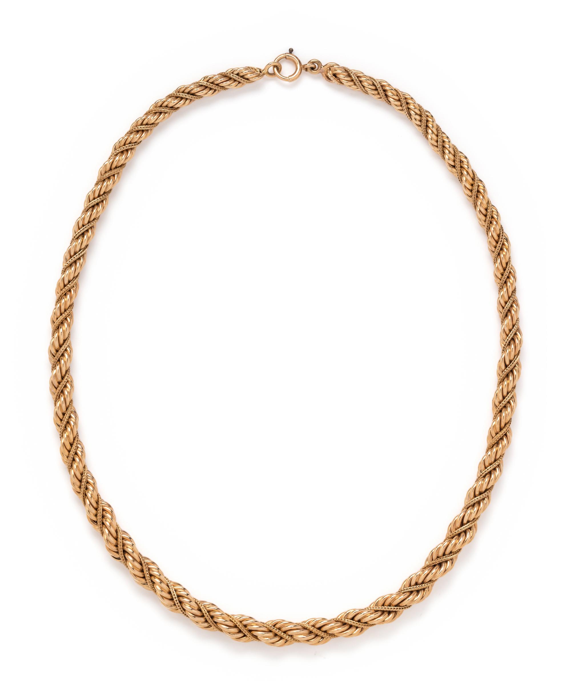 YELLOW GOLD NECKLACE
