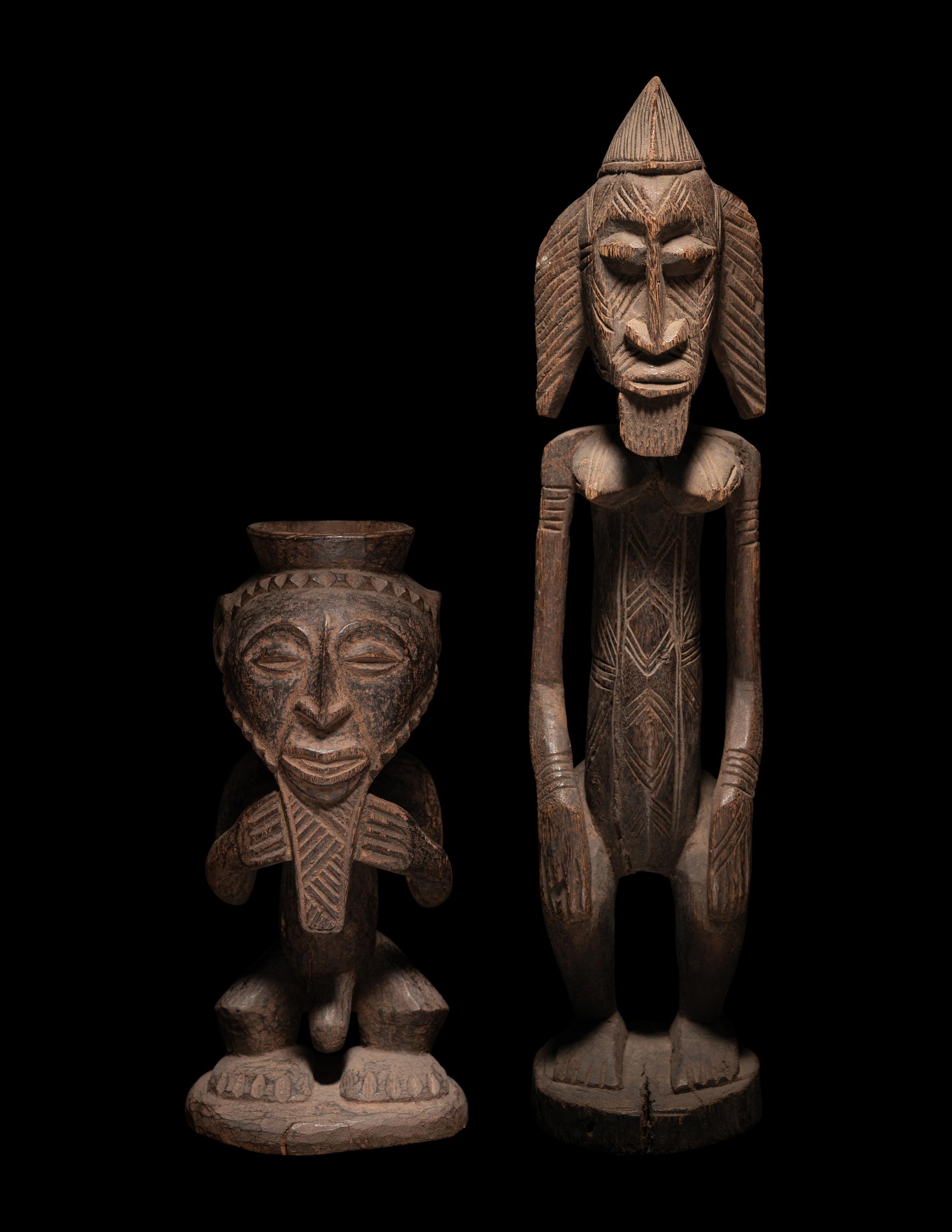 Two African Wood Figures