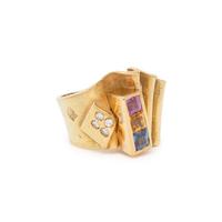 MISANI, YELLOW GOLD AND MULTIGEM RING