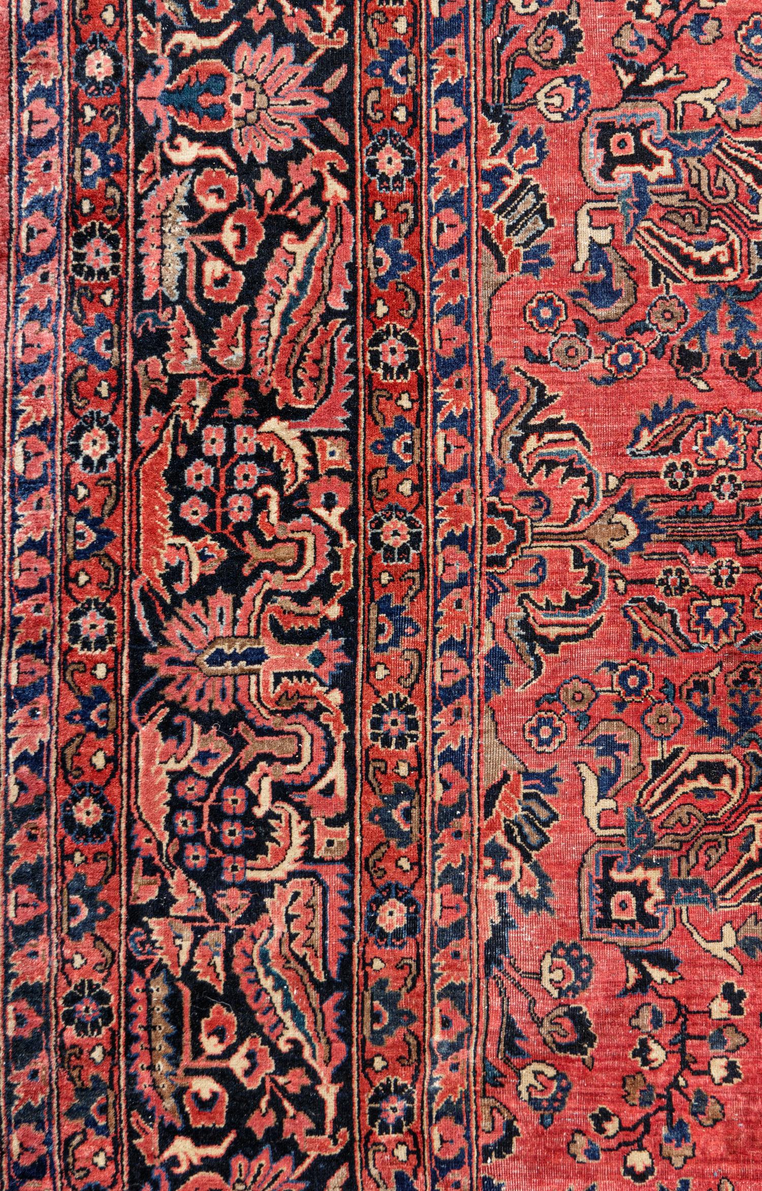 A Sarouk Wool Rug