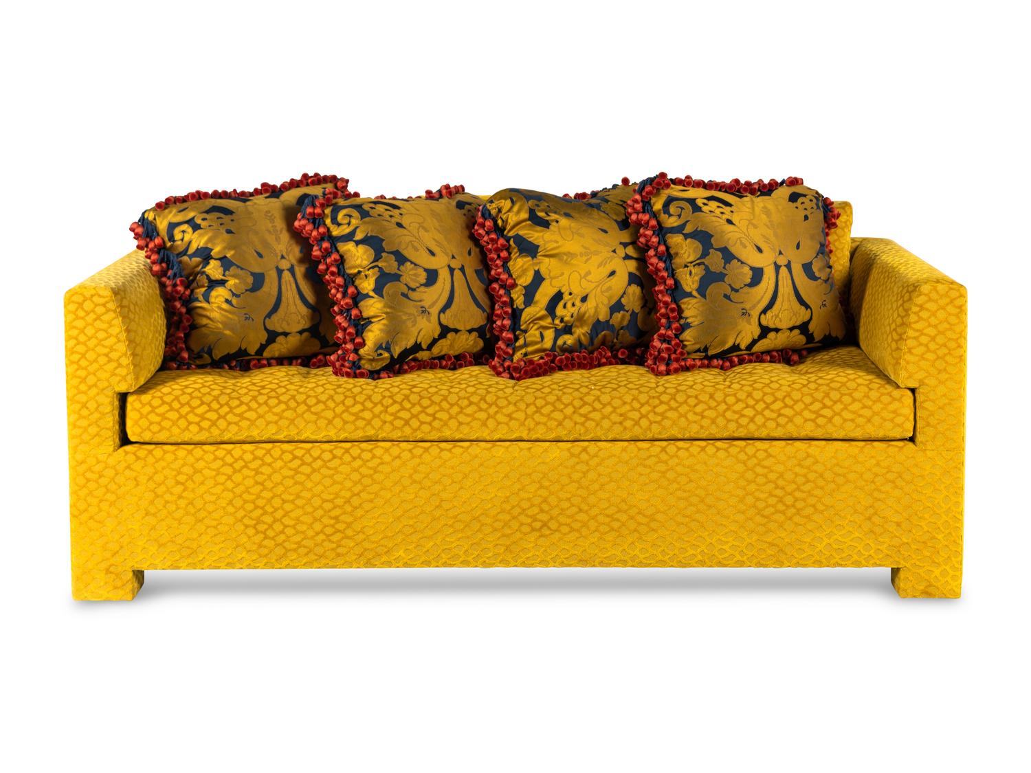 A John Boone St. Thomas Sofa with Custom Upholstery