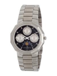 PAIR OF BAUME & MERCIER, REF. 6131 TRIPLE CALENDAR STAINLESS STEEL WATCHES