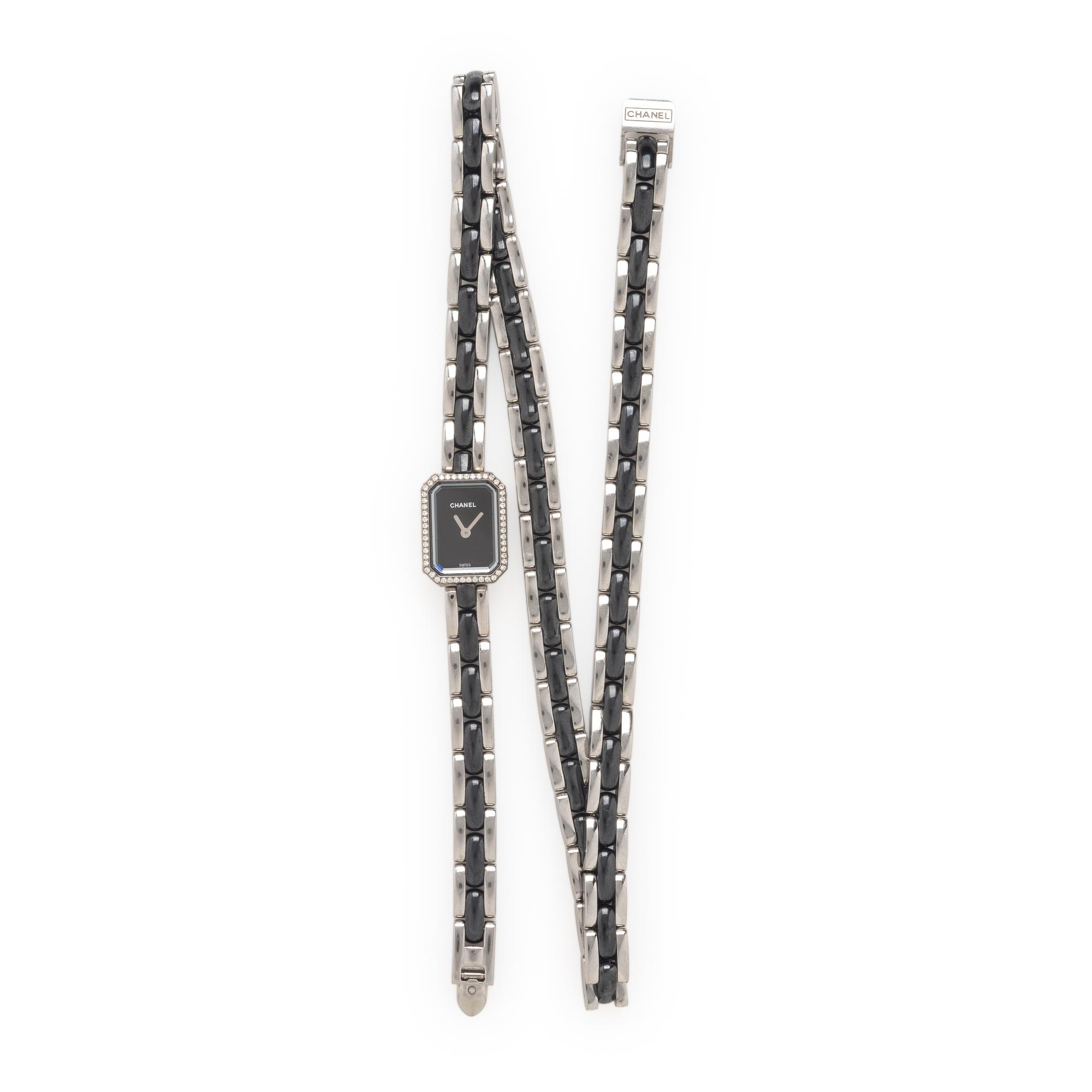 Chanel, Triple Bracelet 'Première Ceramic' Wrap Watch