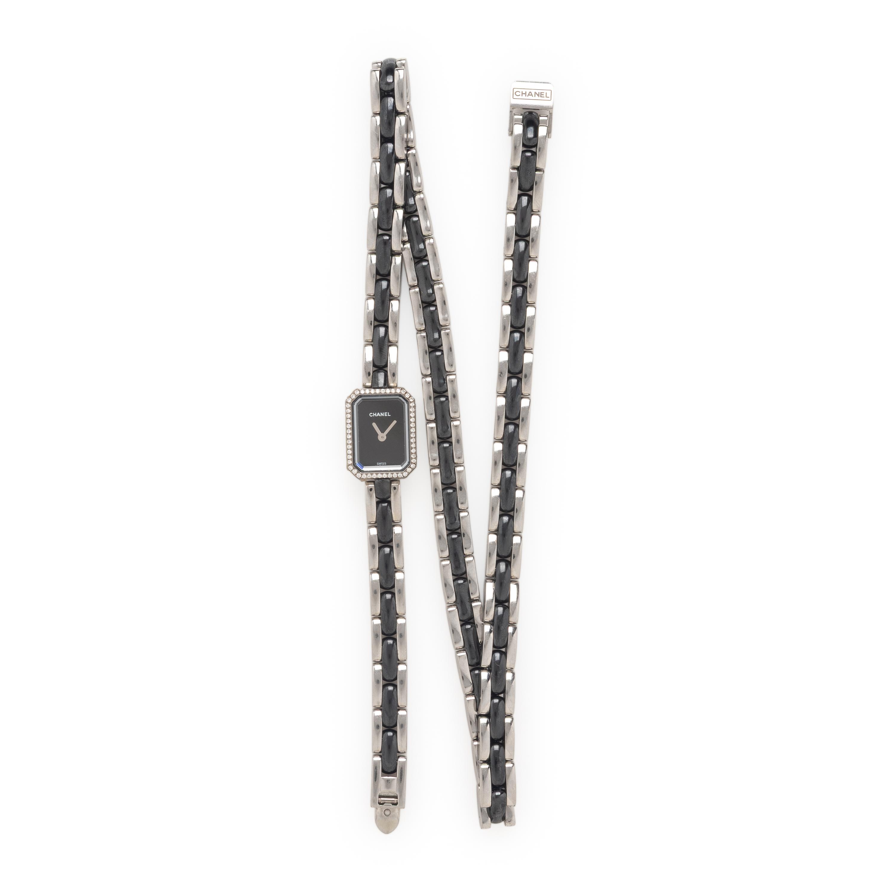 Chanel, Triple Bracelet 'Première Ceramic' Wrap Watch