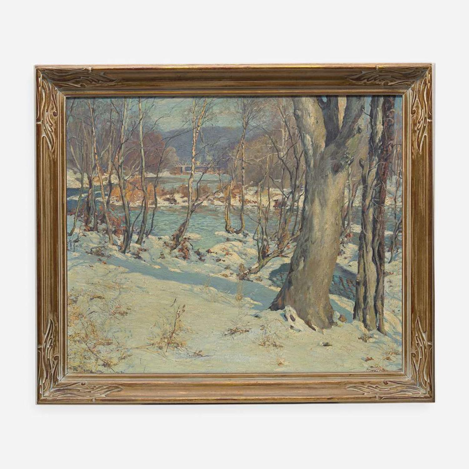 Roy Cleveland Nuse (American, 1885–1975) Neshaminy: Winter Morning