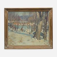 Roy Cleveland Nuse (American, 1885–1975) Neshaminy: Winter Morning