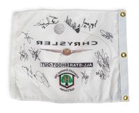 A 2006 Chrysler All-Star Golf Shootout Signed Autograph Golf Flag Including Multiple Chicago Sports Legends (Beckett Authentication Services BAS Certified),