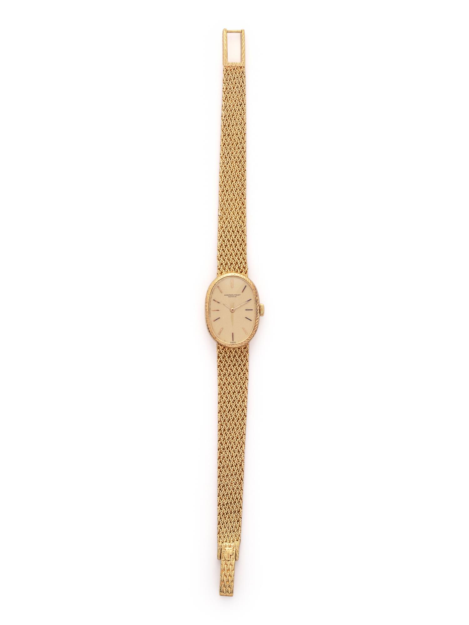 AUDEMARS PIGUET, 18K YELLOW GOLD WRISTWATCH