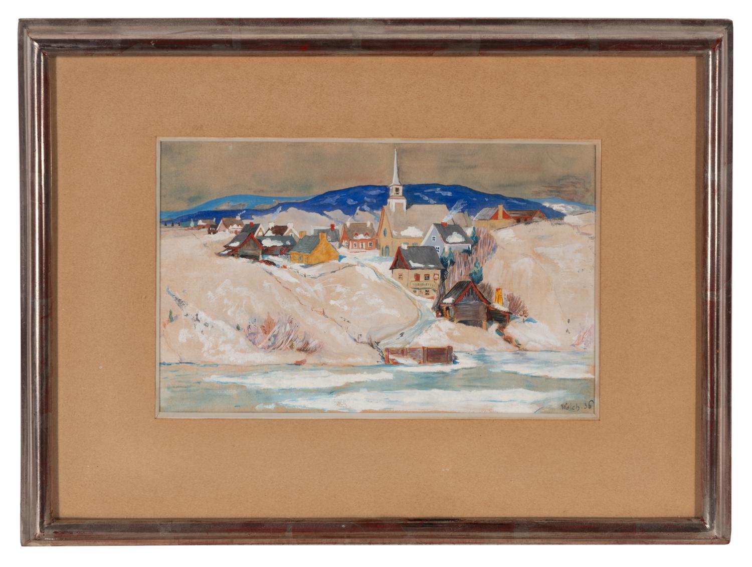 Village sous la Neige , 1936