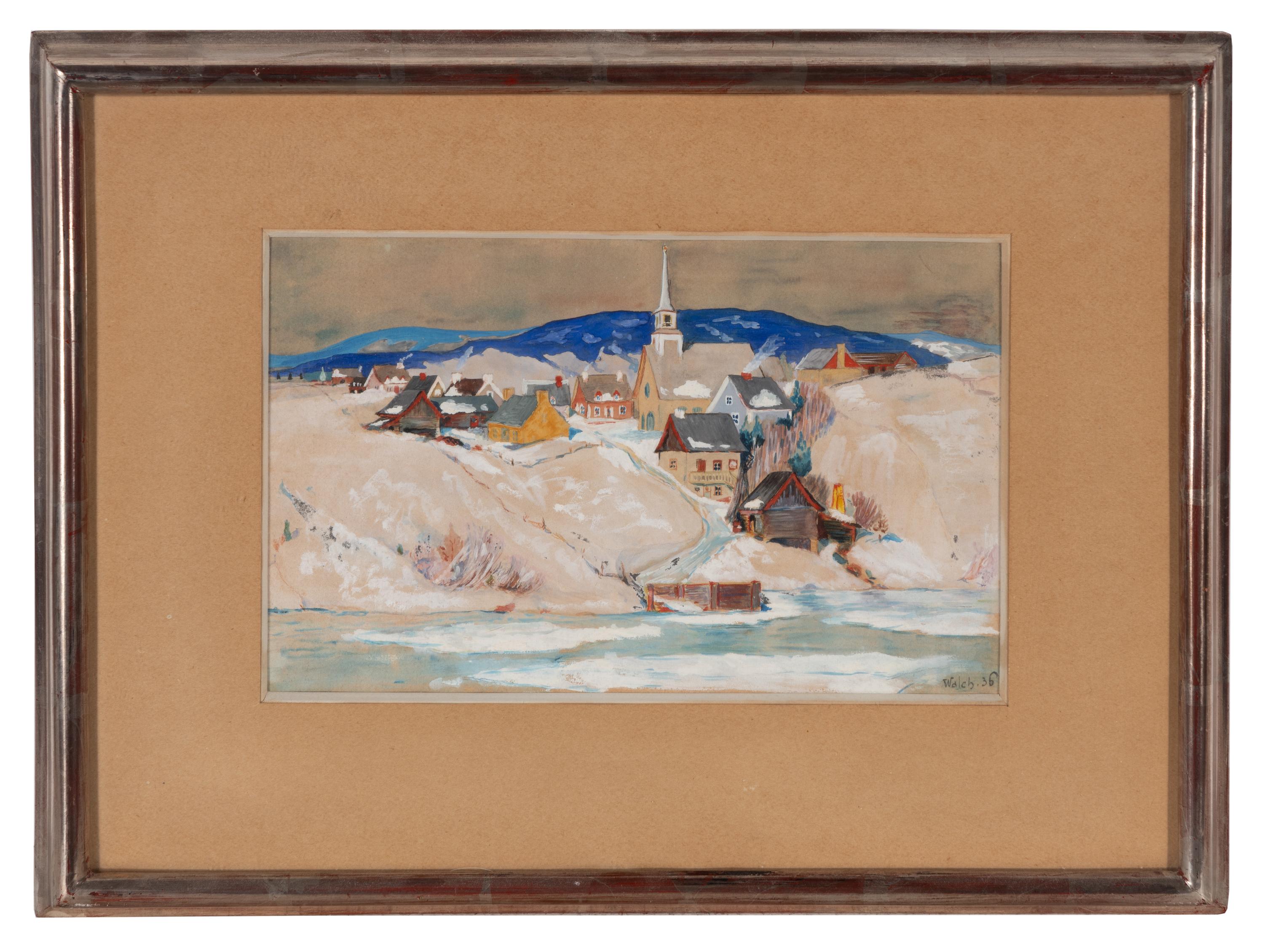 Village sous la Neige , 1936