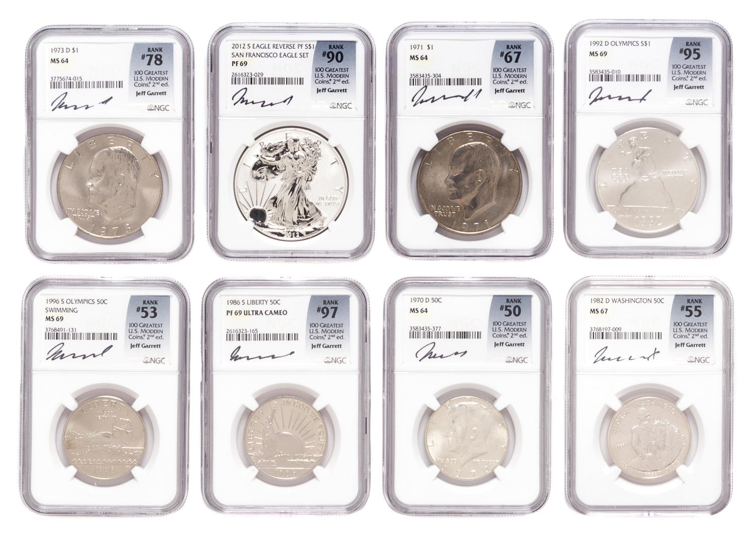 A Group of Fifteen United States Coins — 100 GREATEST U.S. MODERN COINS 2ND EDITION