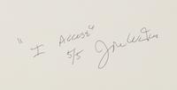 John Waters (born 1946) I Accuse, 2006