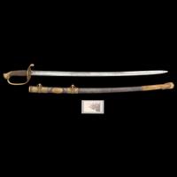 Cased Schuyler, Hartley & Graham Retailed Walscheid 1850 Foot Officer's Sword Inscribed to Major William Walker 27th Mass. Infantry - KIA at Cold Harbor with Sash, Belt, Bag and CDV