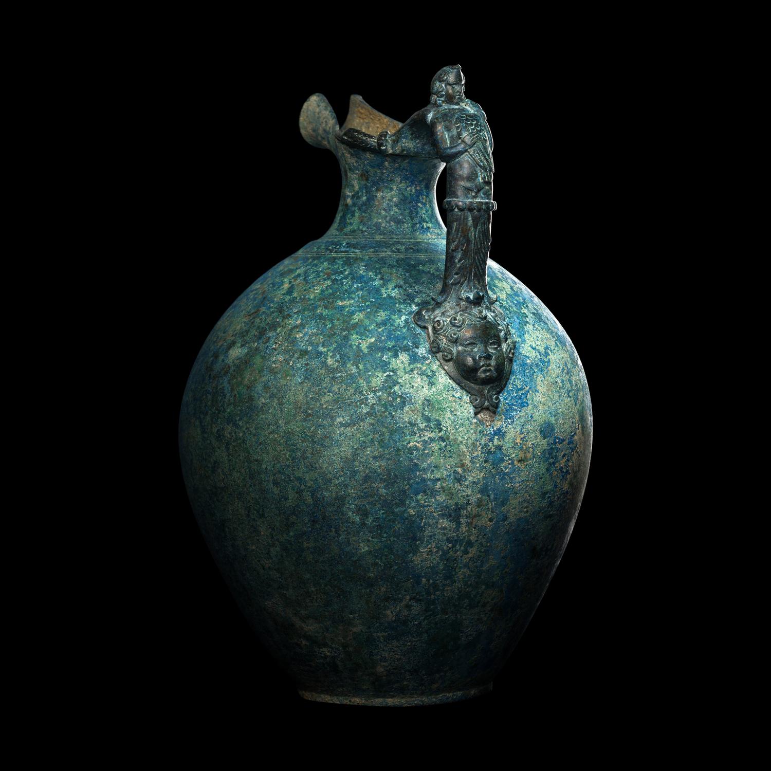 A Roman Bronze Ewer