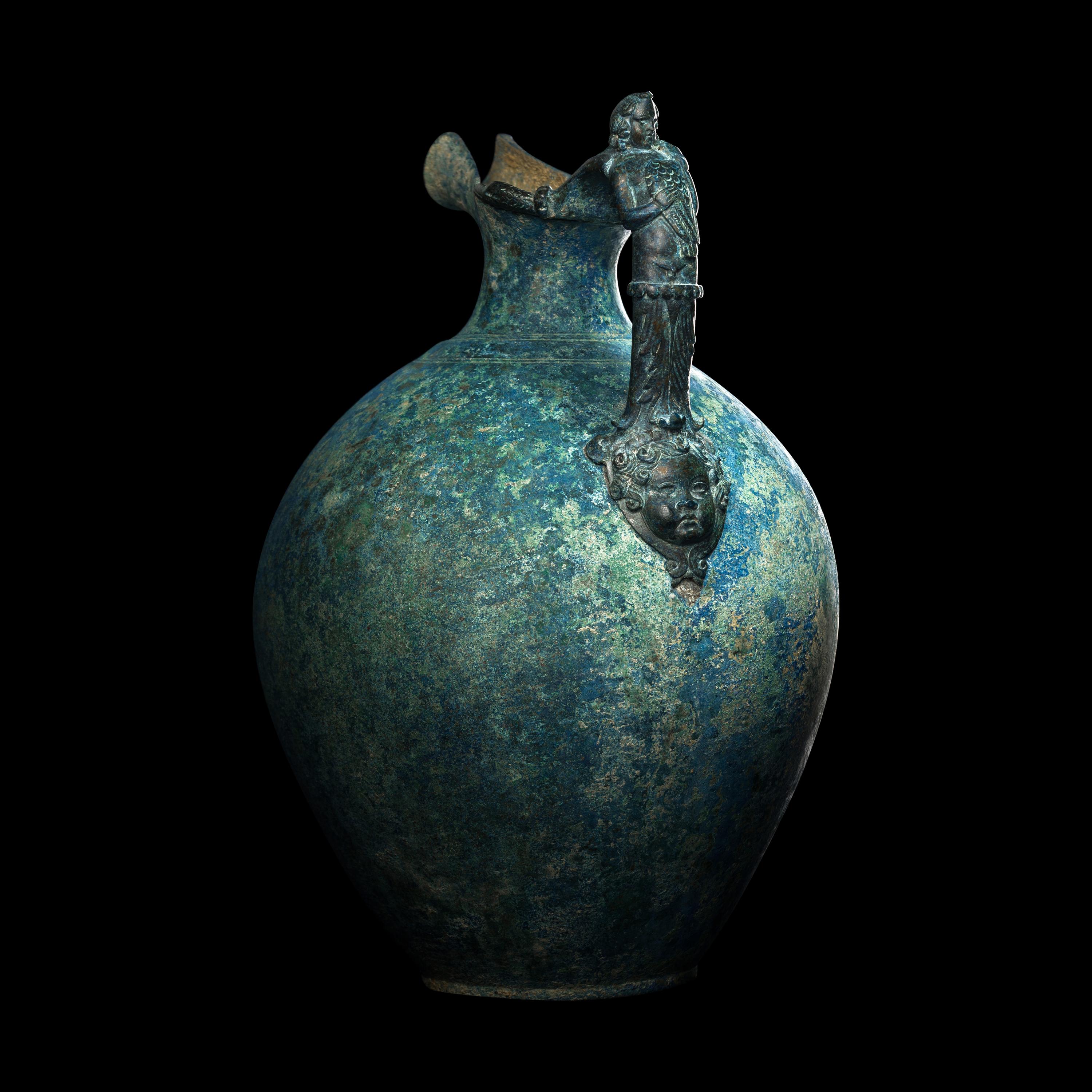 A Roman Bronze Ewer