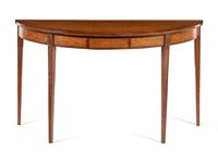 A George III Satinwood Console Table