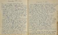 [World War II] An Incredibly Vivid Manuscript Diary Reporting the Attack on Pearl Harbor, ca. 1941-42