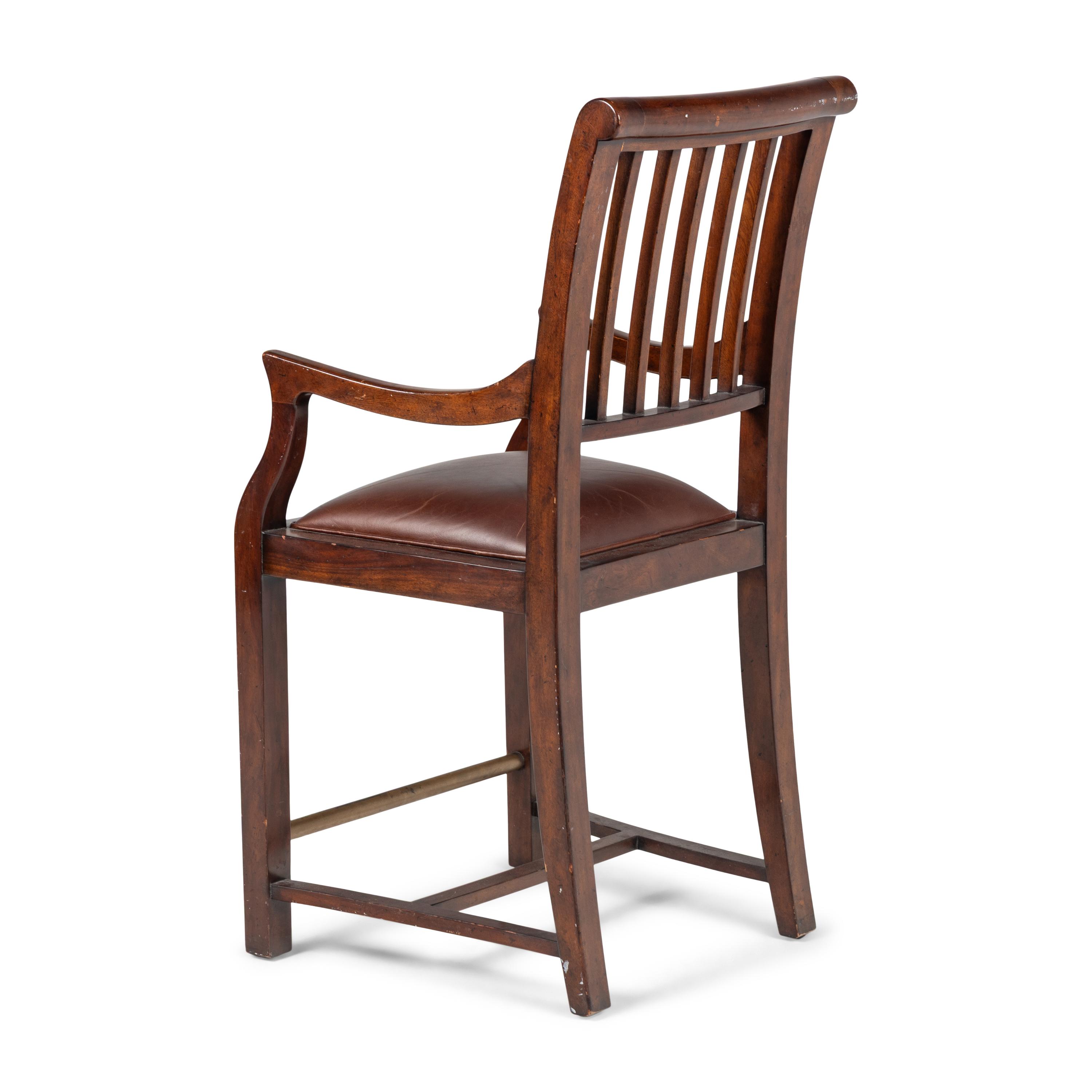 An English Mahogany Bar Chair