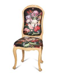 A Set of Ten Louis XV Style Dining Chairs