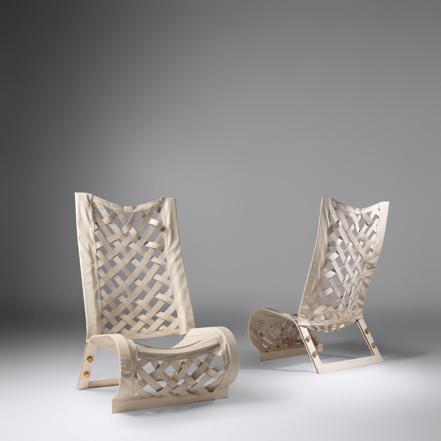Pair of Lounge Chairs, c. 1976 Italy