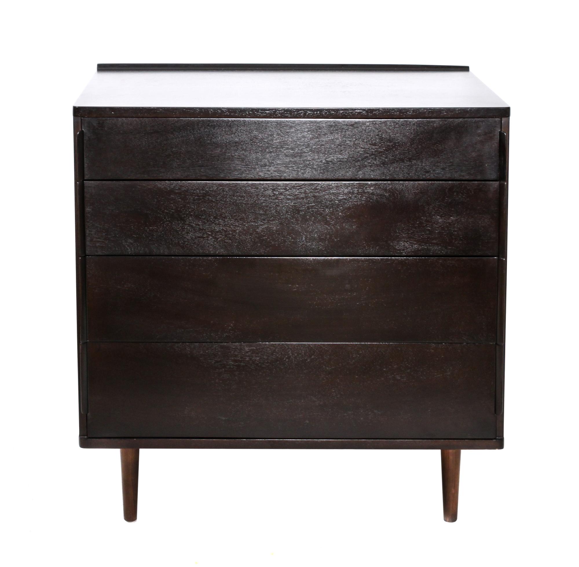 An Edward Wormbley for Dunbar Desk, (American, 1907-1996) Height 35 1/2 x width 34 x depth 21 inches
