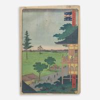 Utagawa Hiroshige 歌川広重 浮世绘三幅 (Japanese b.1797-d.1858)