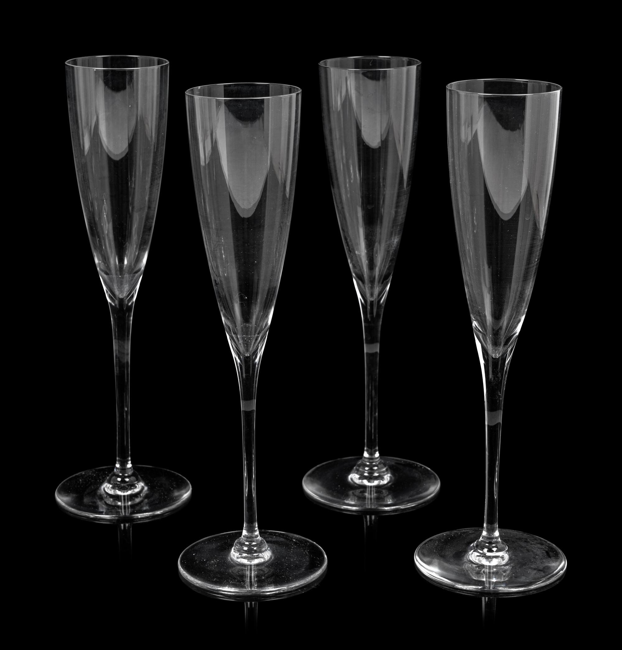 Eleven Baccarat Dom Perignon Champagne Flutes
