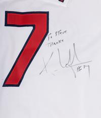 A 1997 Kenny Lofton Cleveland Indians Game Issued / Worn Jersey Presented to Sports Super Agent Steve Zucker with Kenny Lofton Lane Street Sign,