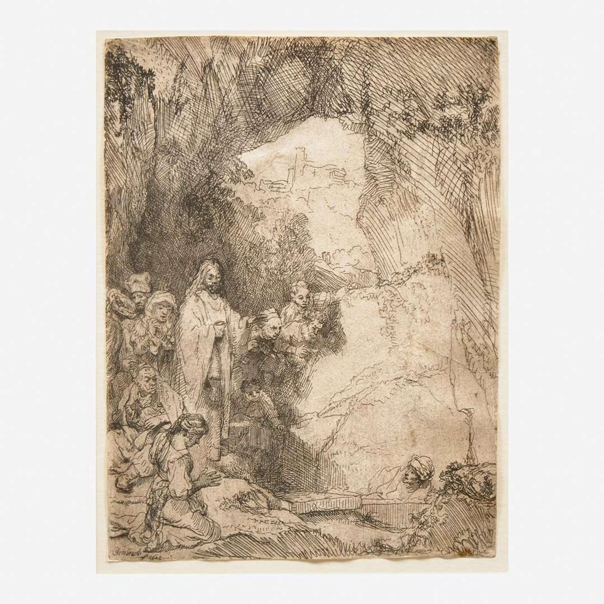 Rembrandt van Rijn (Dutch, 1606–1669) The Raising of Lazarus: Small Plate