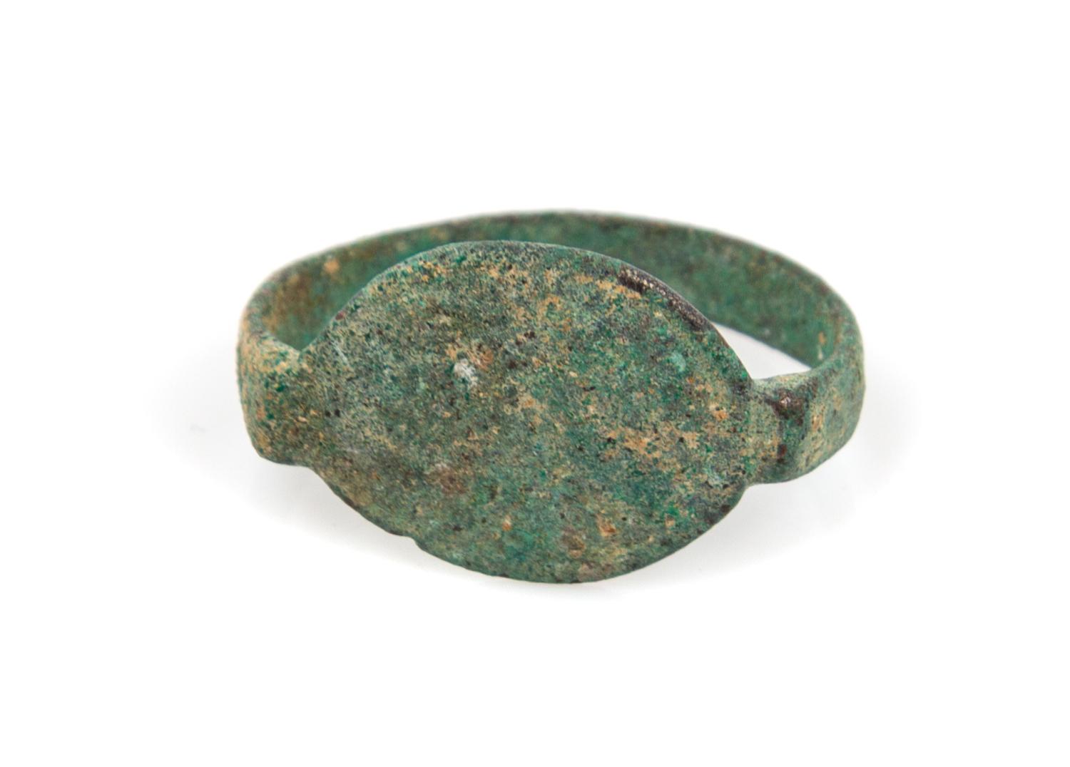 A Roman Bronze Ring Diameter 1 inch. — CIRCA 1ST-3RD CENTURY C.E.