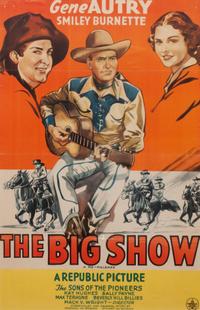 Vintage Movie Poster, The Big Show, Featuring Gene Autry