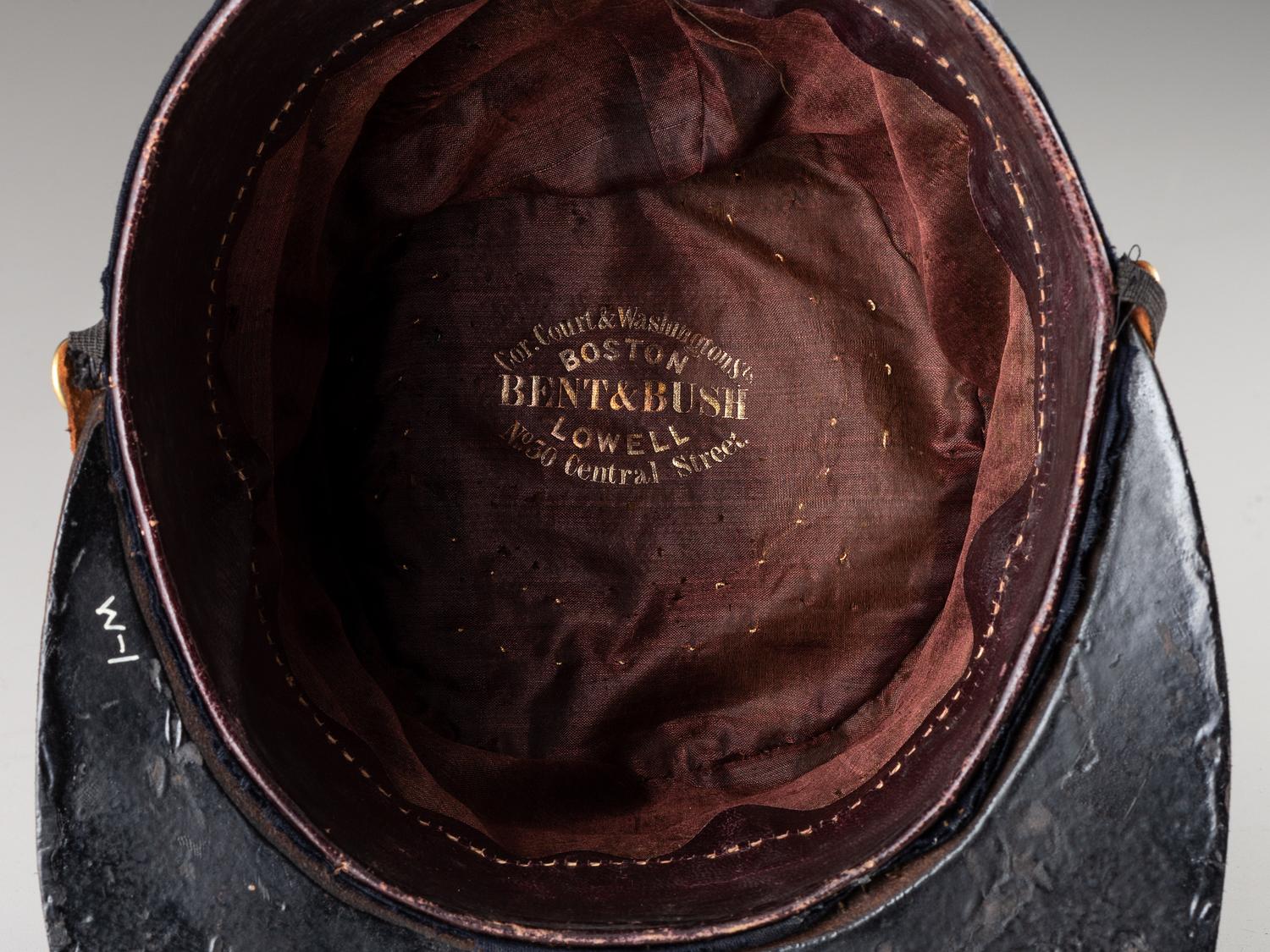 [MILITIA]. Frock coat and Model 1851 shako with original box identified to Massachusetts Militia Brigadier General Eliab Ward.