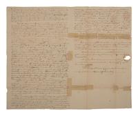 [WAR OF 1812]. Letter discussing military matters & Gen. Hull's surrender at Detroit. August 1812.