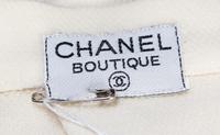 A Chanel Cream Pleated Skirt,