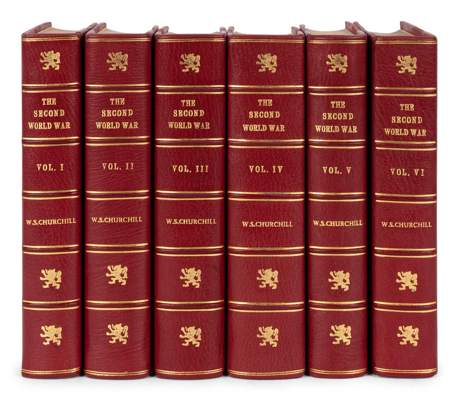 CHURCHILL, Winston L.S., Sir (1874-1965). The Second World War . London et al: Cassell & Co., Ltd., 1948-1954.