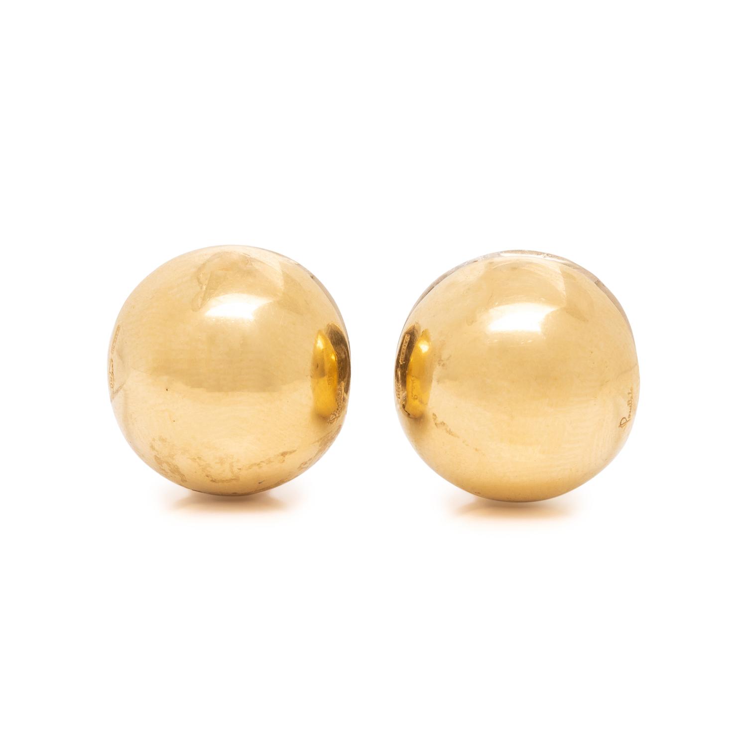 POMELLATO, BICOLOR GOLD HUGGIE EARCLIPS