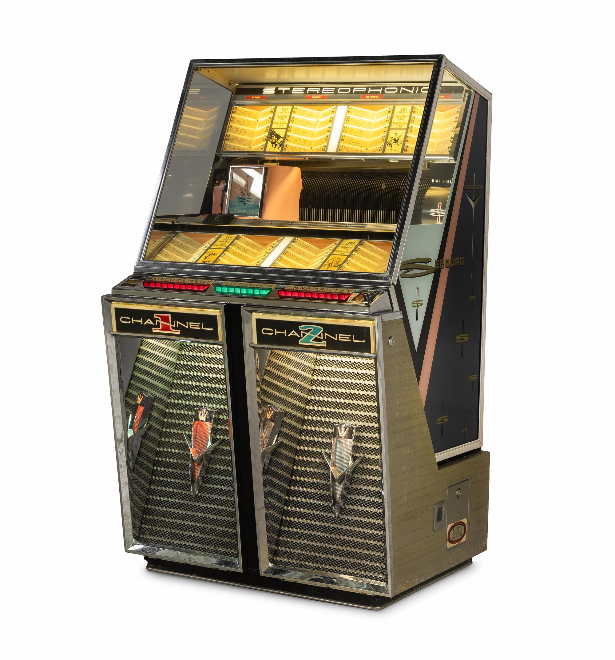 A Seeburg Stereophonic Model 220 Channel Jukebox