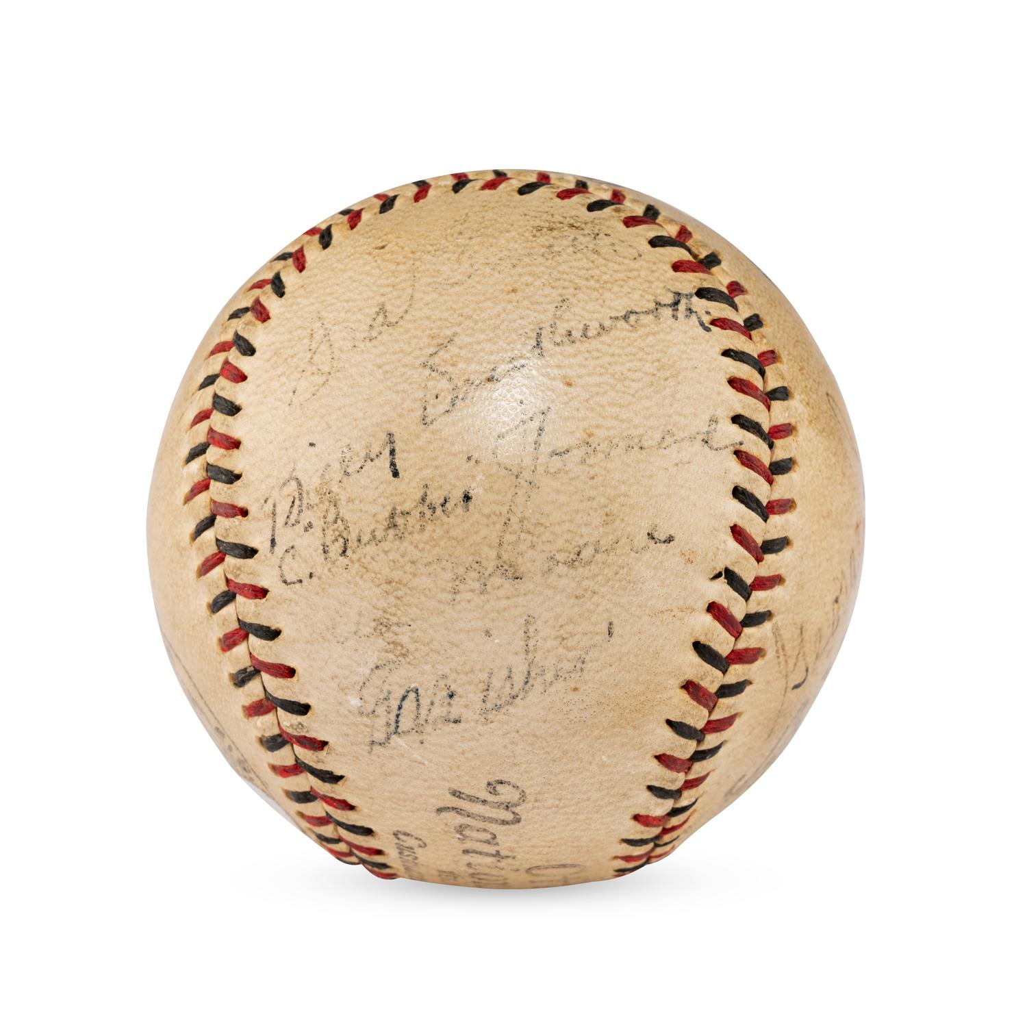 A 1929-32 St. Louis Cardinals and St. Louis Browns Multi Signed Autograph Baseball Featuring George Sisler (PSA Authenticated)