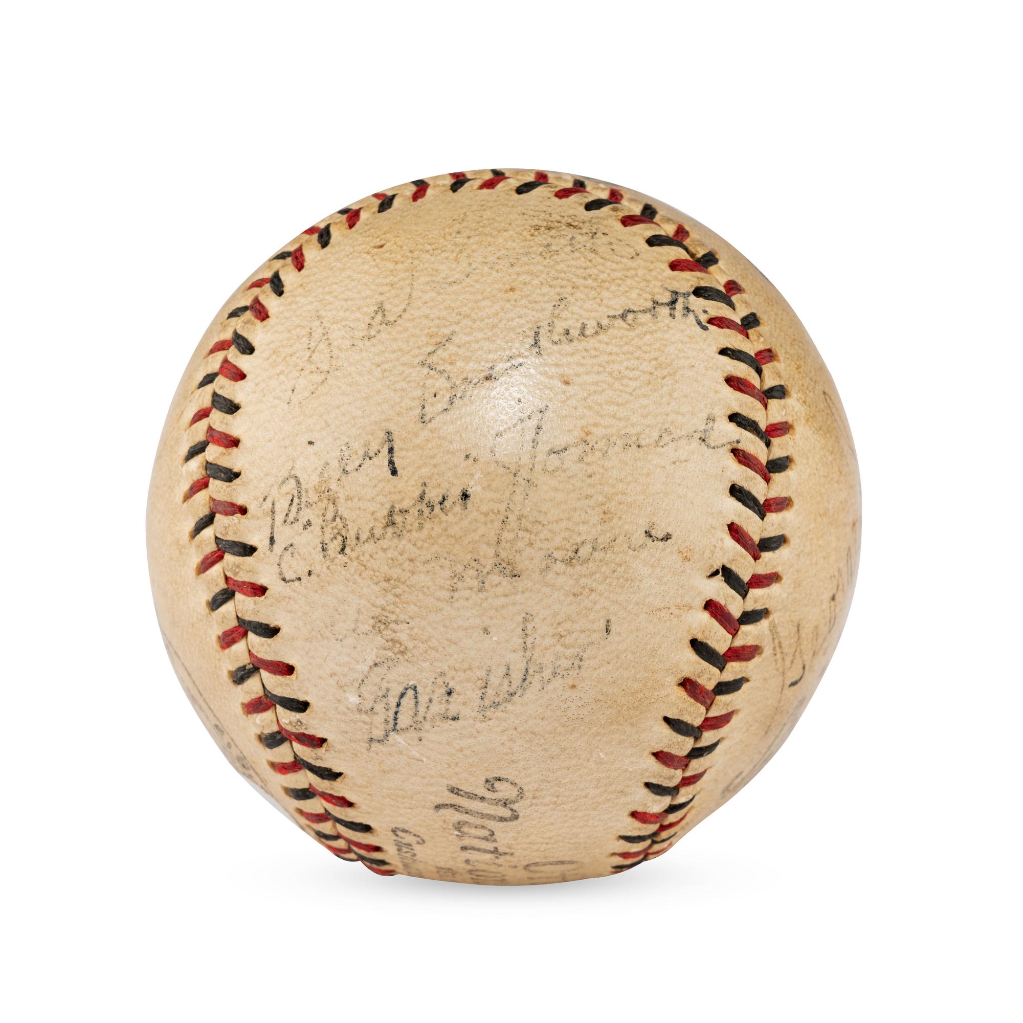 A 1929-32 St. Louis Cardinals and St. Louis Browns Multi Signed Autograph Baseball Featuring George Sisler (PSA Authenticated)