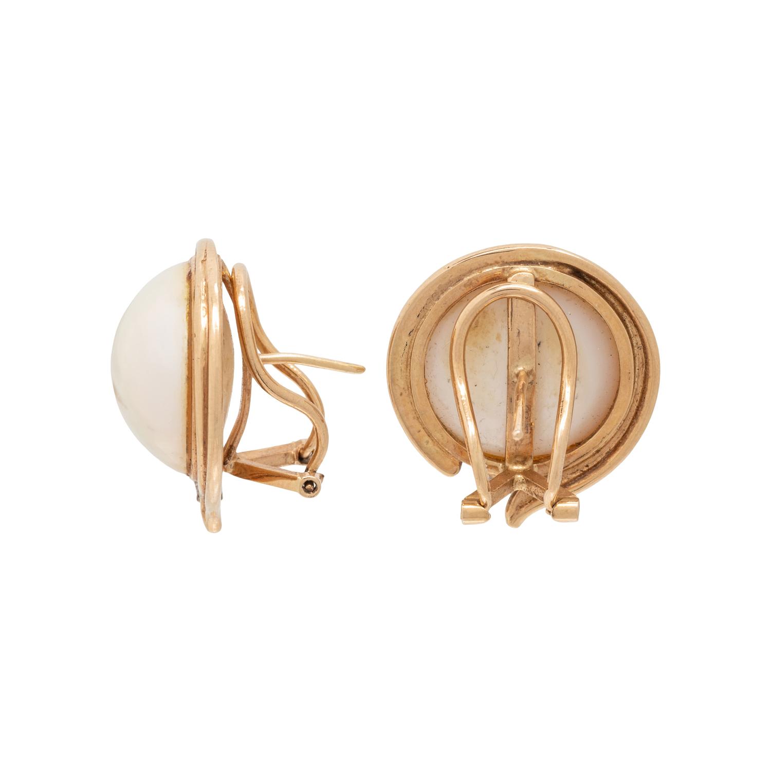 TWO PAIRS OF EARRINGS
