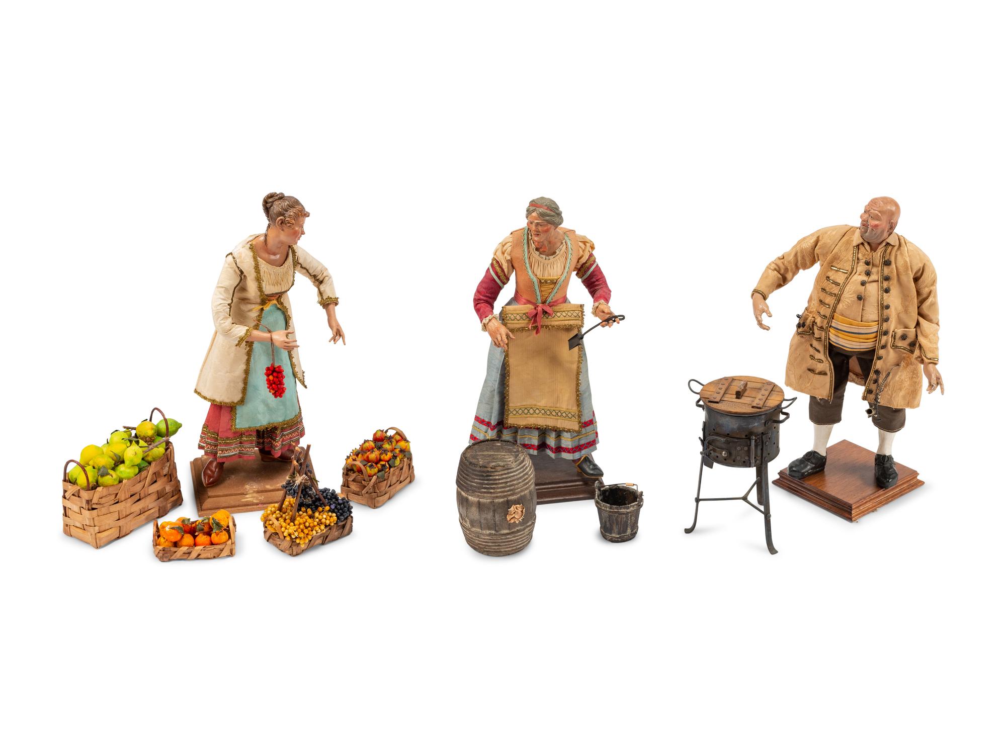 A Neapolitan Style Crèche Group