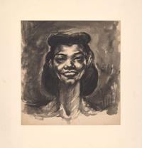 Dox Thrash (American, 1893-1965) - Portrait of a Woman