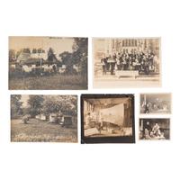 [EARLY PHOTOGRAPHY - TRAVEL & LEISURE]. A collection of 100+ photographs mostly featuring natural scenery and hobbyists enjoying their crafts, including: