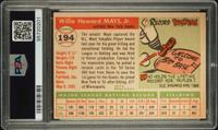 A 1955 Topps Willie Mays Baseball Card No. 194 (PSA 4.5 VG-EX+)