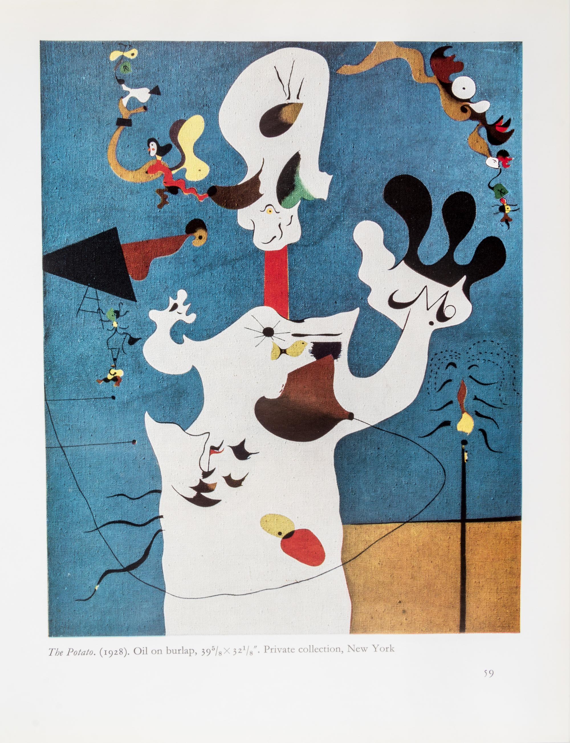 (MIRO, JOAN) SOBY, JAMES THRALL. Joan Miro. New York, 1959. Signed.